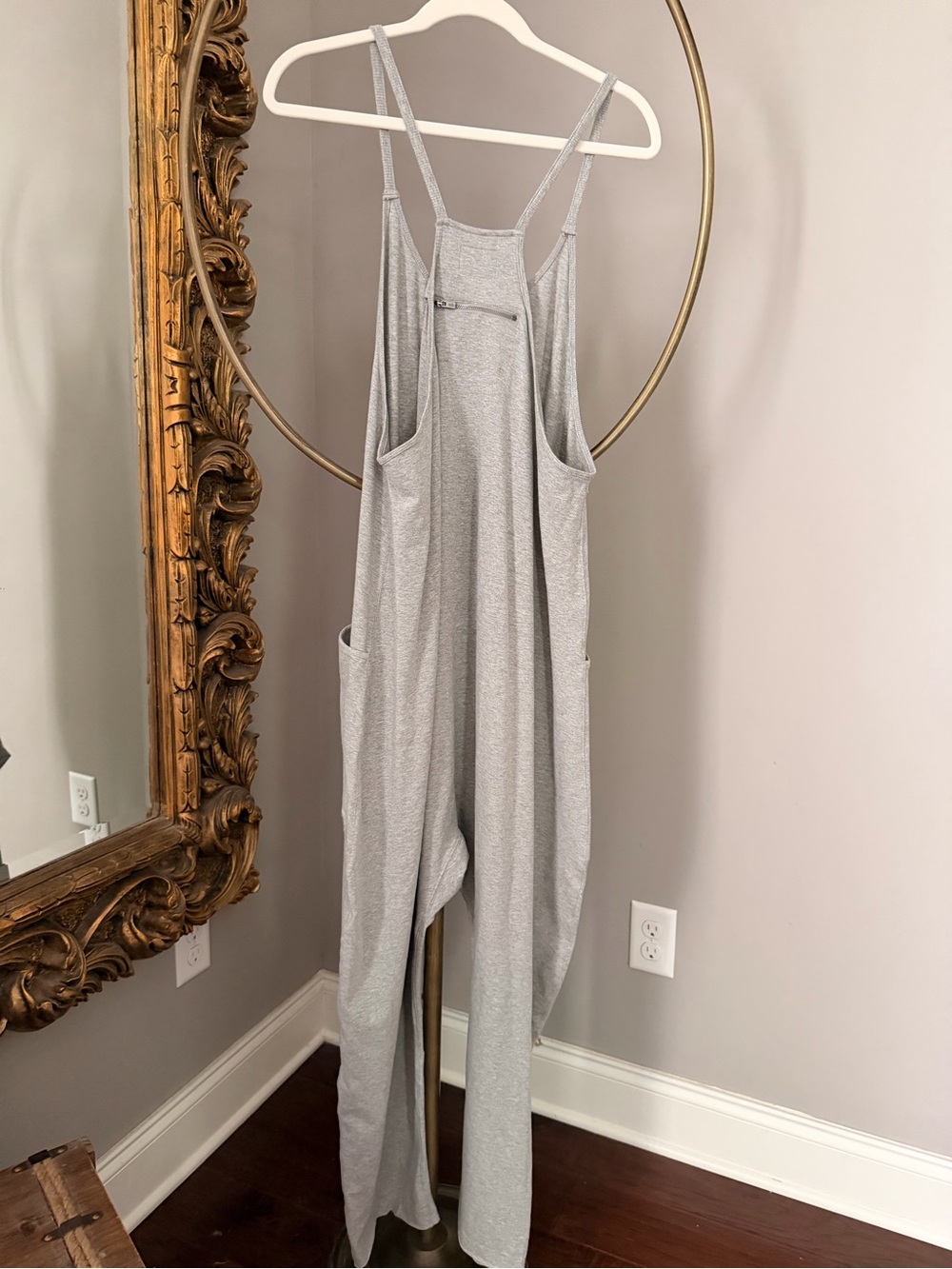Free People Hot Shot Onesie - Light Gray size M - Picture 5 of 5